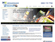 Tablet Screenshot of messagemaker.co.uk